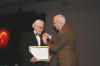 Prof. Dr. Trkkaya Atav receiving the Golden Honorary Medal of the I.P.O. from Prof. Dr. Hans Kchler, President of the International Progress Organization